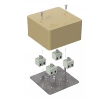 Коробка огнестойкая для кабель-канала Е15-Е120 RAL1001 85х85х45 (40-0460-1001-FR2.5-8) (Промрукав)