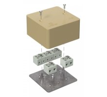 Коробка огнестойкая для кабель-канала Е15-Е120 RAL1001 85х85х45 (40-0460-1001-FR6.0-10) (Промрукав)