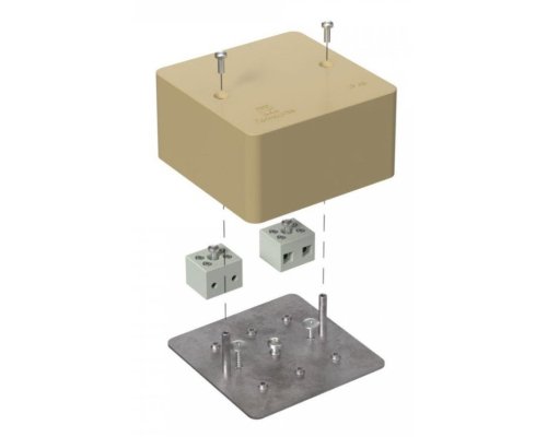 Коробка огнестойкая для кабель-канала Е15-Е120 RAL1001 85х85х45 (40-0460-1001-FR6.0-4) (Промрукав)