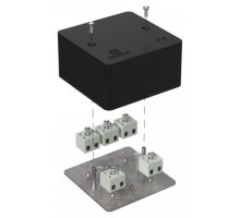 Коробка огнестойкая для кабель-канала Е15-Е120 RAL9005 85х85х45 (40-0460-9005-FR2.5-10) (Промрукав)