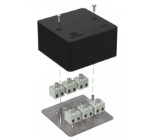 Коробка огнестойкая для кабель-канала Е15-Е120 RAL9005 85х85х45 (40-0460-9005-FR2.5-12) (Промрукав)