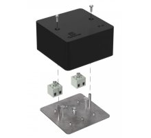 Коробка огнестойкая для кабель-канала Е15-Е120 RAL9005 85х85х45 (40-0460-9005-FR2.5-4) (Промрукав)
