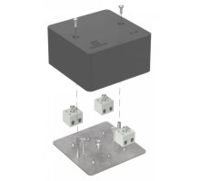 Коробка огнестойкая для кабель-канала Е15-Е120 RAL9005 85х85х45 (40-0460-9005-FR2.5-6) (Промрукав)