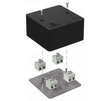 Коробка огнестойкая для кабель-канала Е15-Е120 RAL9005 85х85х45 (40-0460-9005-FR2.5-8) (Промрукав)