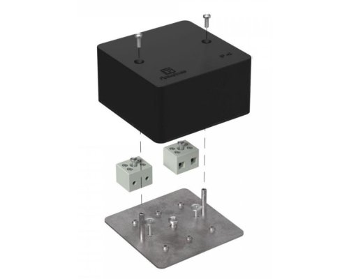 Коробка огнестойкая для кабель-канала Е15-Е120 RAL9005 85х85х45 (40-0460-9005-FR6.0-4) (Промрукав)