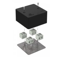 Коробка огнестойкая для кабель-канала Е15-Е120 RAL9005 85х85х45 (40-0460-9005-FR6.0-8) (Промрукав)