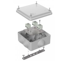 Коробка огнестойкая для о/п Е15-Е120 RAL7035 100х100х50 (40-0300-7035-FR1.5-6) (Промрукав)