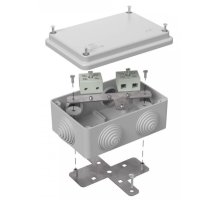 Коробка огнестойкая для о/п Е15-Е120 RAL7035 120х80х50 (40-0340-7035-FR10.0-4) (Промрукав)