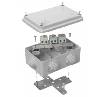 Коробка огнестойкая для о/п Е15-Е120 RAL7035 120х80х50 (40-0340-7035-FR2.5-6) (Промрукав)