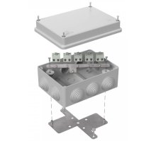 Коробка огнестойкая для о/п Е15-Е120 RAL7035 150х110х70 (40-0310-7035-FR1.5-10) (Промрукав)