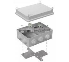 Коробка огнестойкая для о/п Е15-Е120 RAL7035 150х110х70 (40-0310-7035-FR1.5-4) (Промрукав)