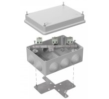 Коробка огнестойкая для о/п Е15-Е120 RAL7035 150х110х70 (40-0310-7035-FR1.5-6) (Промрукав)