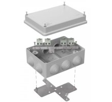 Коробка огнестойкая для о/п Е15-Е120 RAL7035 150х110х70 (40-0310-7035-FR1.5-8) (Промрукав)