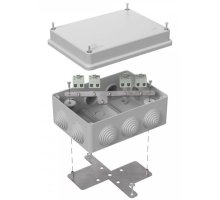 Коробка огнестойкая для о/п Е15-Е120 RAL7035 150х110х70 (40-0310-7035-FR2.5-8) (Промрукав)