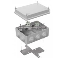 Коробка огнестойкая для о/п Е15-Е120 RAL7035 150х110х70 (40-0310-7035-FR6.0-4) (Промрукав)