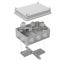 Коробка огнестойкая для о/п Е15-Е120 RAL7035 150х110х70 (40-0310-7035-FR6.0-6) (Промрукав)
