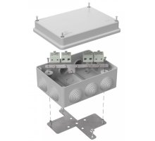Коробка огнестойкая для о/п Е15-Е120 RAL7035 150х110х70 (40-0310-7035-FR6.0-8) (Промрукав)