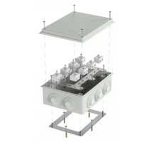 Коробка огнестойкая для о/п Е15-Е120 RAL7035 200х150х75 (40-0320-7035-FR10.0-16) (Промрукав)