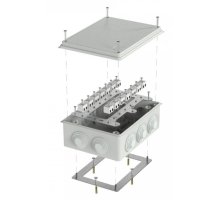 Коробка огнестойкая для о/п Е15-Е120 RAL7035 200х150х75 (40-0320-7035-FR2.5-28) (Промрукав)