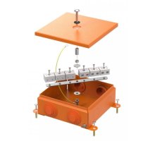 Коробка металлическая огнестойкая E15-E120 RAL2004 150х150х60 (70-0380-2004-FR10.0-12) (Промрукав)