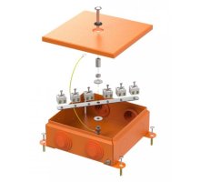 Коробка металлическая огнестойкая E15-E120 RAL2004 150х150х60 (70-0380-2004-FR2.5-12) (Промрукав)