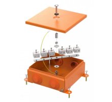 Коробка металлическая огнестойкая E15-E120 RAL2004 150х150х60 (70-0380-2004-FR6.0-12) (Промрукав)