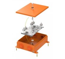 Коробка металлическая огнестойкая E15-E120 RAL2004 150х200х60 (70-0385-2004-FR2.5-16) (Промрукав)