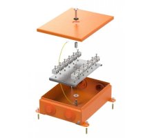 Коробка металлическая огнестойкая E15-E120 RAL2004 150х200х60 (70-0385-2004-FR2.5-24) (Промрукав)
