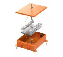 Коробка металлическая огнестойкая E15-E120 RAL2004 150х200х60 (70-0385-2004-FR6.0-24) (Промрукав)