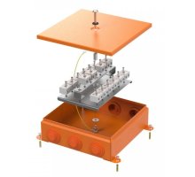 Коробка металлическая огнестойкая E15-E120 RAL2004 200х200х65 (70-0390-2004-FR10.0-32) (Промрукав)
