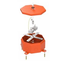 Коробка металлическая огнестойкая Октагон Е15-Е120 RAL2004 130х130х63 (70-0101-2004-FR10.0-4) (Промрукав)