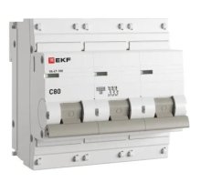 ВА 47-100 3P 80А (C) 10kA PROXIMA (mcb47100-3-80C-pro)