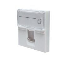 Лицевая панель 1 порт (45х45, Keystone) (10-0301-1)