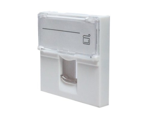 Лицевая панель 1 порт (45х45, Keystone) (10-0301-1)