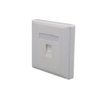 Лицевая панель 1 порт (80х80, Keystone) (10-0333-1)
