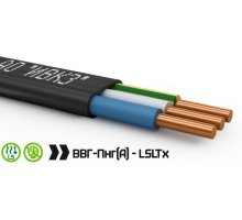 ВВГ-Пнг(А)-LSLTx 3х1,5 ок (N, PE)-0,66кВ (ИВКЗ)
