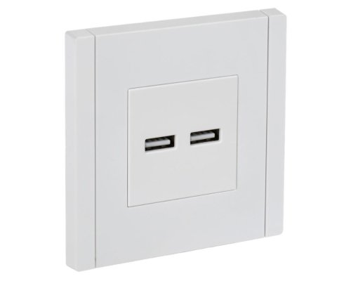 FORTE&PIANO Розетка USB A+A 3,1А FP249 скрытой установки белый (FP-U21-D31-K01)