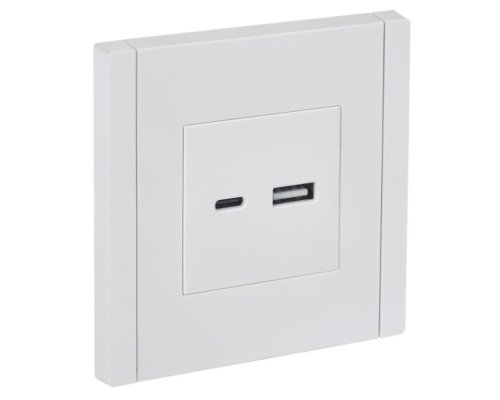 FORTE&PIANO Розетка USB A+C 3,1А FP250 скрытой установки белый (FP-U22-D31-K01)