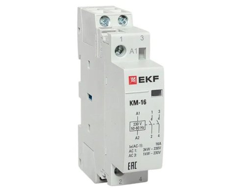 КМ 16А 2NO 230В АС (1 мод.) PROXIMA (km-1-16-20)