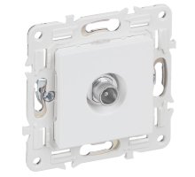 SKANDY Розетка TV проходная SK-A17W скрытой установки арктический белый (SK-A10-P-K01)