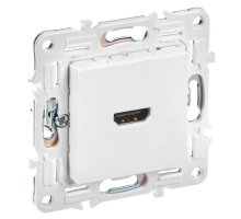 SKANDY Розетка HDMI SK-H01W скрытой установки арктический белый (SK-H10-K01)