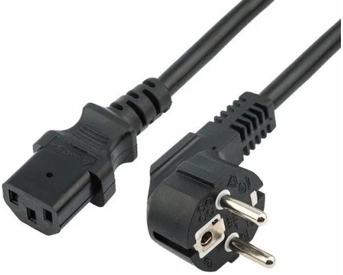 Шнур сетевой СЕЕ 7/7 (Schuko)- IEC 320 C13 3х0,75мм², длина 1,8м REXANT (04-2733)