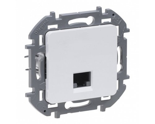 Inspiria розетка компьютерная RJ45, 5e UTP, скрытой установки, белая (673825)