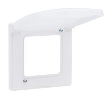 Inspiria рамка 1-местная с защитной крышкой IP44, белый (673920)