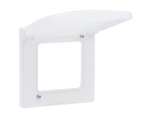 Inspiria рамка 1-местная с защитной крышкой IP44, белый (673920)