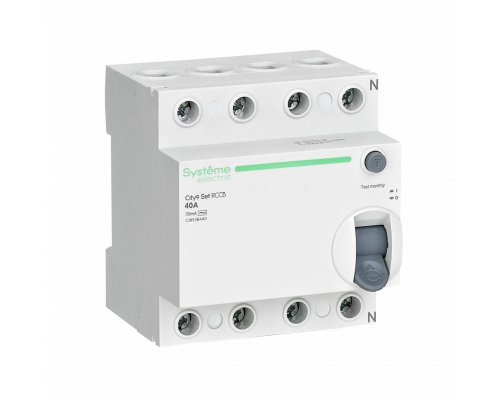City9 Set ВДТ 4P 40А 30мА Тип-AC 400В (C9R36440)