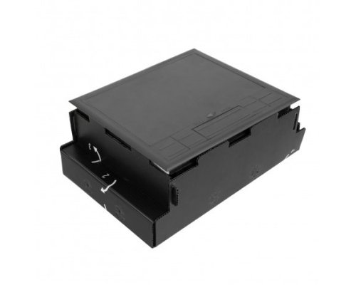 Коробка под заливку в бетон, 12 модулей, черный (DR-PRO-055004)