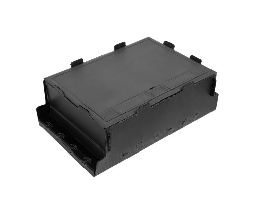 Коробка под заливку в бетон, 16/24 модулей, черный (DR-PRO-057004)