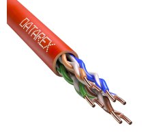 U/UTP 5E 4PR PVCLS нг(А)-LSLTx, красный (DR-140037)