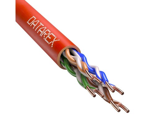 U/UTP 5E 4PR PVCLS нг(А)-LSLTx, красный (DR-140037)